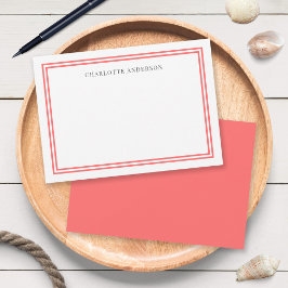 Anpassade moderna klassiska ramar med egen färg anteckningskort