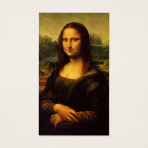 Anpassade Mona Lisa Affärskort Visitkort