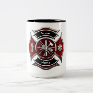"ANPASSADE Monogram Firefighter" MUGG