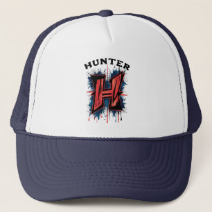 Anpassade Monogram "H" - Graffiti Spray Paint Keps