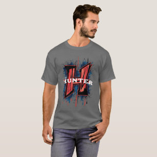 Anpassade Monogram "H": Graffiti Spray Paint T Shirt