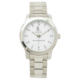 Anpassade Monogram och Namn Armbandsur