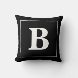 Anpassade Monogram på Dekorativ kudde