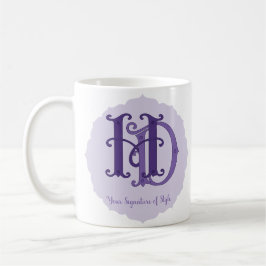 Anpassade Monogram - Par Gift med hushåll Kaffemugg