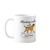 Anpassade morgonpromenader med labrador retriever-