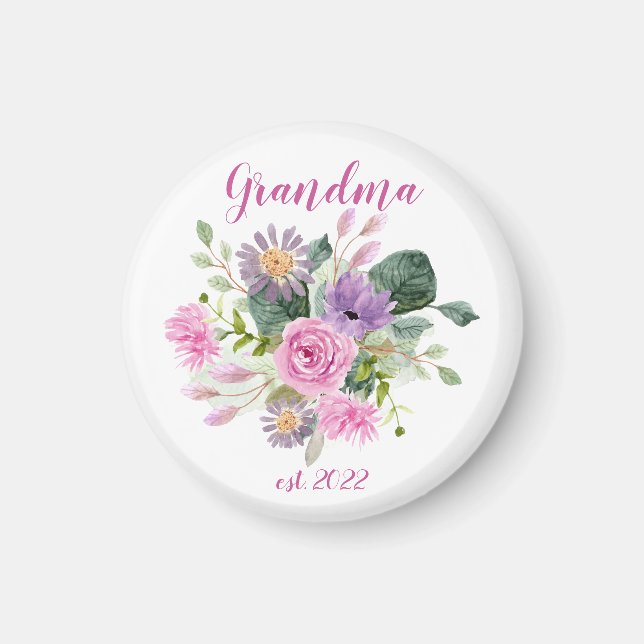 ANPASSADE - Mormadag - första gången mormor Magnet (Framsidan)