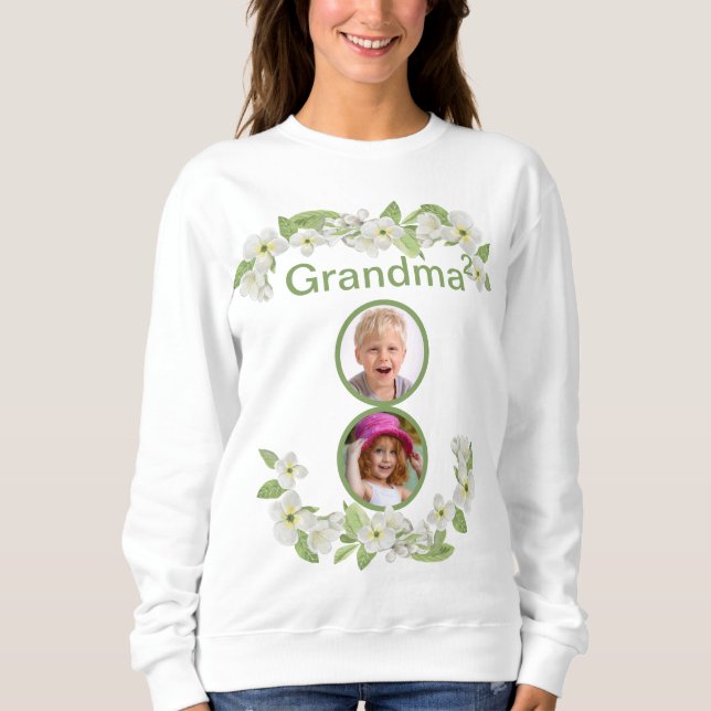 Anpassade mormor av 2 sötskjortor t shirt (Framsida)