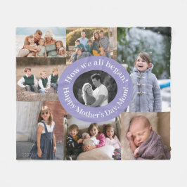 Anpassade Mors dag Photo Fleecefilt