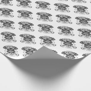 Anpassade motorcyklar Viking Skalle Presentpapper