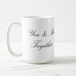 Anpassade Mugg Design Typography Valentine Gift