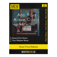 Anpassade Music Release Poster med QR-kod