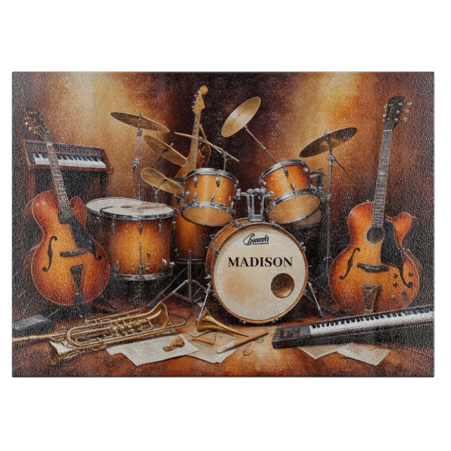 Anpassade musikinstrument med namn (Framsidan)