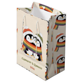 Anpassade mysiga Pride Pingviner Jul