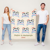 Anpassade Mysiga Transpingviner Jul