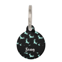 Anpassade namn blå fladdermöss