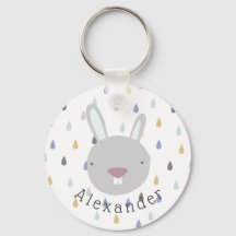 Anpassade Namn Cute Rabbit