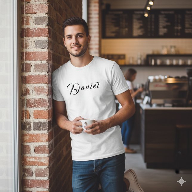 Anpassade Namn Daniel Manar-Shirt T Shirt (Customizable Name Daniel Men's T-Shirt)