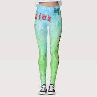 Anpassade namn - Fitness Leggings