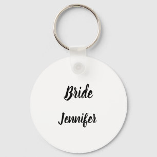 Anpassade namn för Bride Gift-presentationer i Brö Nyckelring