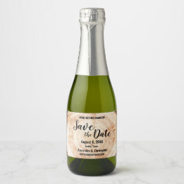 Anpassade namn för träsnitt Bröllop spara datum