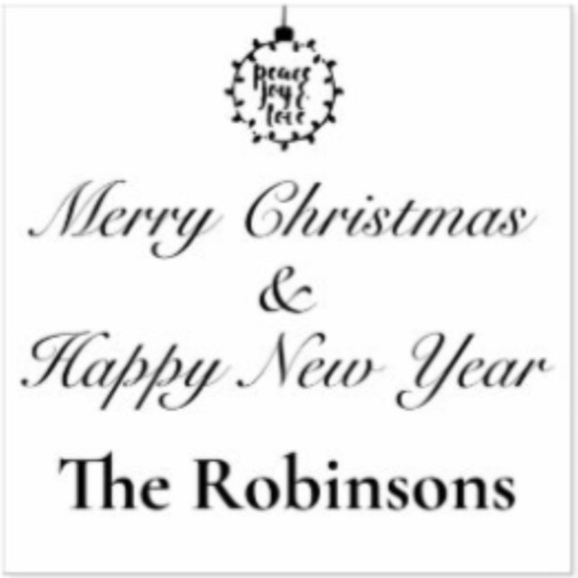 Anpassade Namn God jul och Gott nytt år Stämpel (Skapare uppladdad)