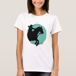 Anpassade namn Horse Girl T-Shirt