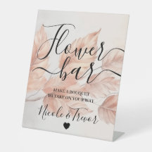 Anpassade Namn Höstlöv Akvarell Blommig Bar