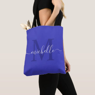 Anpassade Namn med Royal Blue Färg Tygkasse