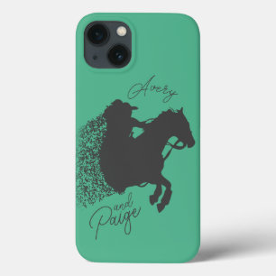 Anpassade namn och Färg Horse Girl T-Shirt
