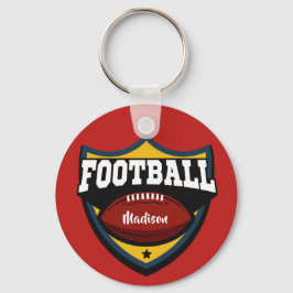 Anpassade namn och färg-nyckelringar för Logotyp a Nyckelring