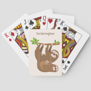 Anpassade namn och Färg-rutor för cute-platser Casinokort