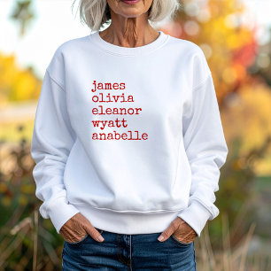 Anpassade Namn på Barnbarn Mormor Present T Shirt