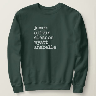 Anpassade Namn på Barnbarn till Mormor Present T Shirt