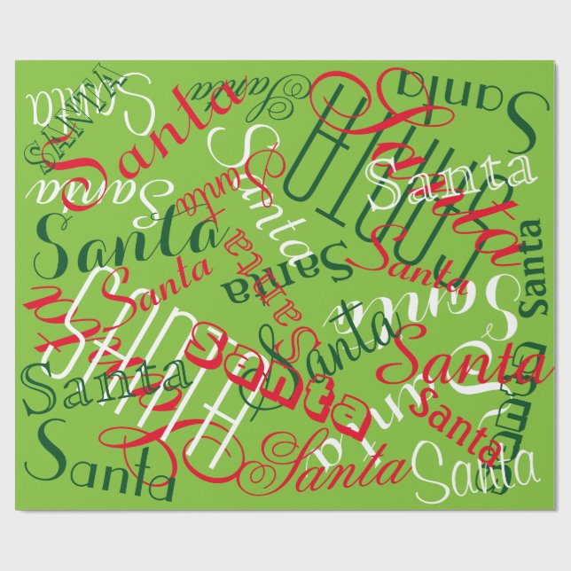 Anpassade Namn Presentpapper (Platt)