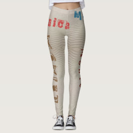 Anpassade namn - Sand Leggings