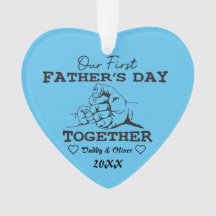 Anpassade namn,Vårt första Fars dag tillsammans