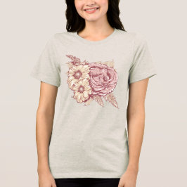 Anpassade namnskjortor och jacka i Flower Illustra T Shirt