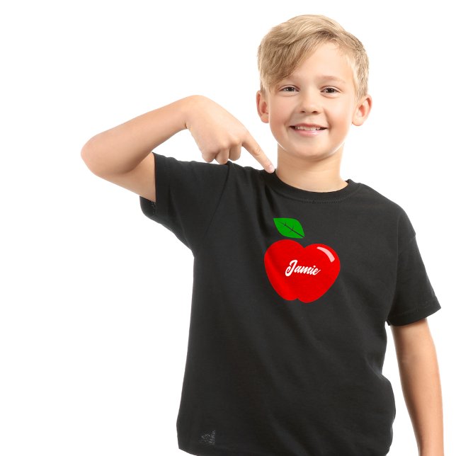 Anpassade namnsökningar för röda äpple t shirt (Skapare uppladdad)