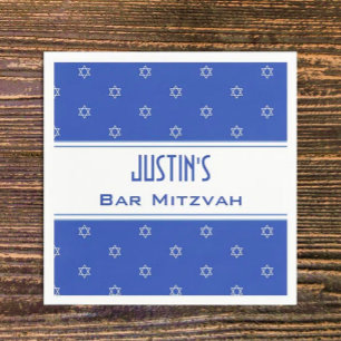 Anpassade napkins av Pub Mitvah party Pappersservett