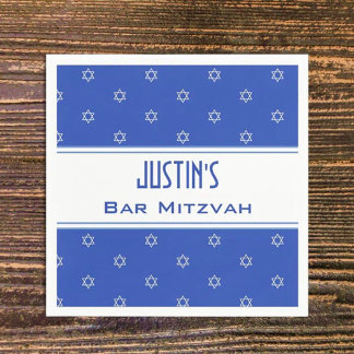 Anpassade napkins av Pub Mitvah party Pappersservett