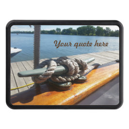 Anpassade Nautical Quote Hitch Cover Dragkroksskydd