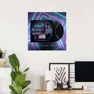 Anpassade Neon Ljus vinylpost Poster