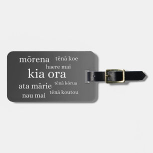 ANPASSADE New Zealand Luggage Tag Bagagebricka