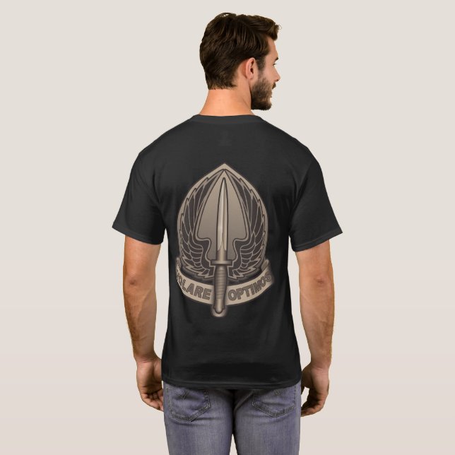 Anpassade Nightstalker Aviation T Shirt (Hel baksida)
