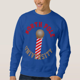 Anpassade North Pole Universiteten Sweatshirt