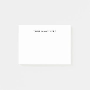 Anpassade Note Post-it® Pad in Black Post-it Block