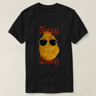 ANPASSADE Nug Thug Funny Chicken Nugget T Shirt