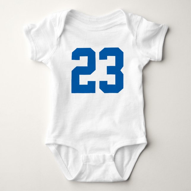 Anpassade nummer 23 Tshirts designändringsnummer (Framsida)