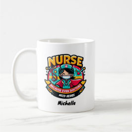 Anpassade Nurse Hero Mugg