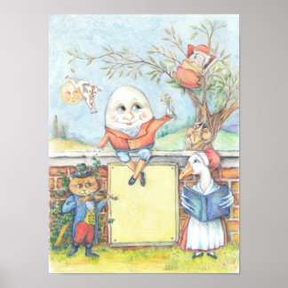 Anpassade Nursery Rhyme poster